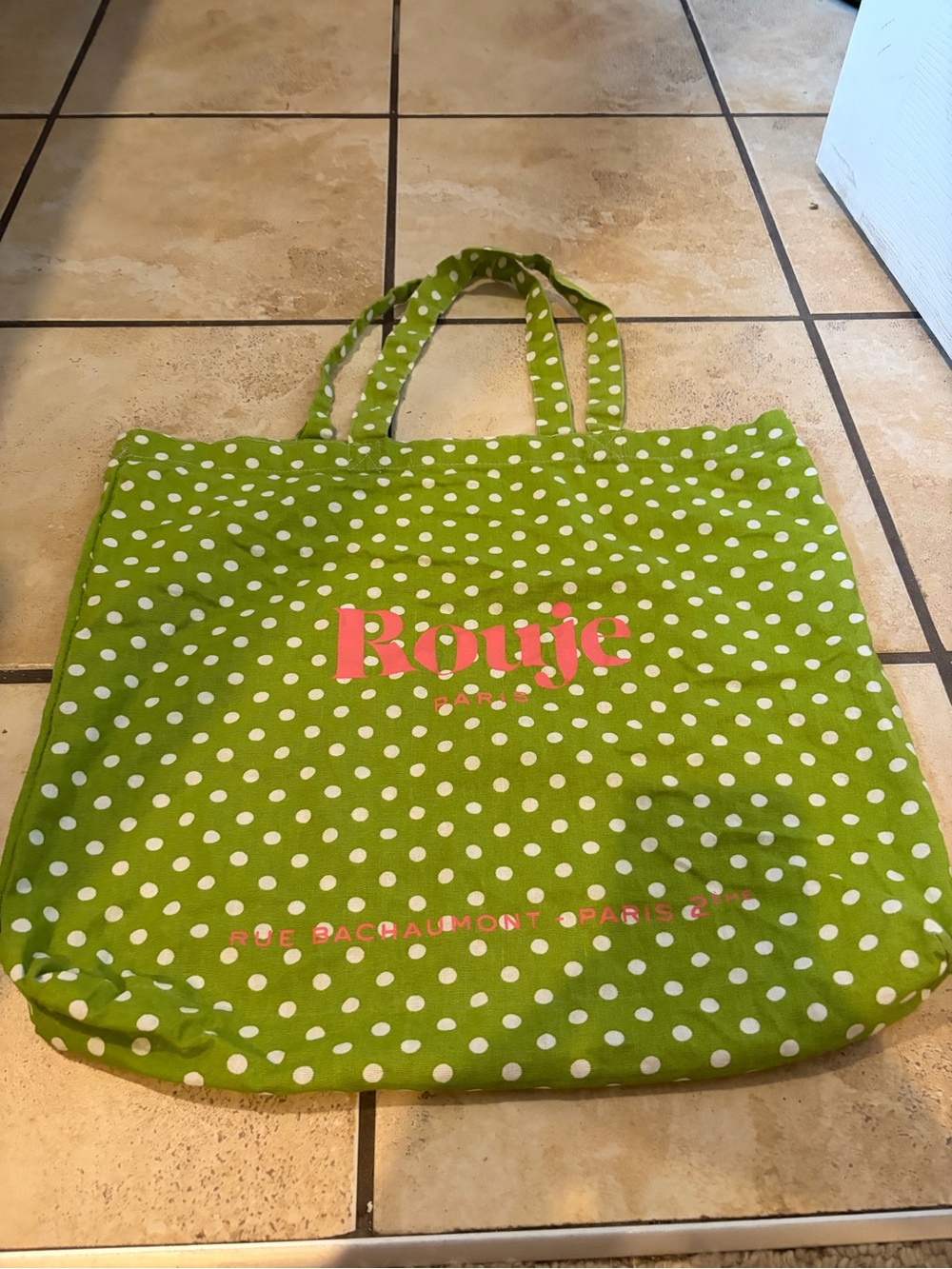 Rouge Polka Dot Tote Bag